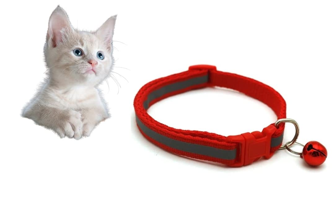 PSK PET MART Reflective Dog Collar, Strong and Durable High Visibility Safety Reflector, Suitable for Stray and Pet Dogs (RED) (B0BYVYR2V9) Amazon Price History, Amazon Price Tracker
