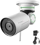 xmartO WP2024 [Pan Tilt & Built-in Audio] Add-on 1080p HD Wireless Pan Tilt Outdoor Security Camera 4mm Lens, 180° Pan and 55° Tilt Remote Control, 4X Digital Zoom and 80' IR Night Vision