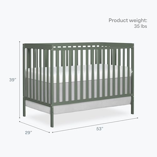 Image of Dream On Me Synergy 5-in-1 Convertible Full Size Baby Crib, GREENGUARD Gold