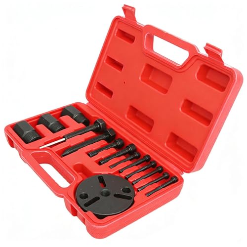 Kit de Herramientas Embrague Compresor AC,Kit de Extracción para Aire Acondicionado,Herramienta Instalación Embrague AC - para hogar, taller, exterior, mecánicos, vehículo sedán, camión, SUV
