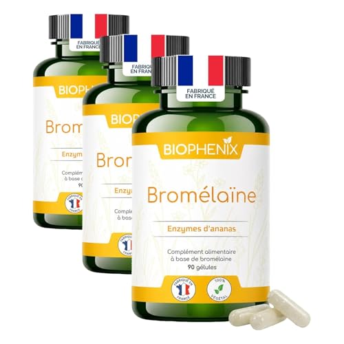 Bromélaïne Biophénix premium : complément alimentaire enzymes d'ananas pur