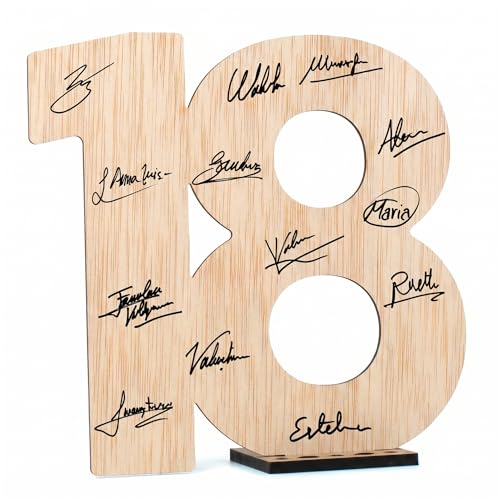 Contraxt Tarjeta Decoracion 18 Cumpleaños. Tarjeta Felicitacion Regalo Decoración Original De Cumpleaños Hombre Mujer 18 Años Feliz Mayoria Edad Postal Felicidades Cumpleanos Chica Chico 18