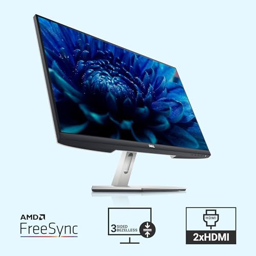 Image of Dell S2421HNM 23.8 inch (60.5cm) FHD Monitor 1920x1080 Pixels @75Hz, IPS Panel, 99% sRGB, Low Blue Light Technology, Ultra-Thin Bezel, HDMI x2, Tilt Adjustment, AMD FreeSync, Flicker Free Technology