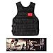NDNCZDHC Weighted Vest, Adjustable Running Vest Portable Weighted Clothes for Workout, Strength Training, Running, Fitness (Black)