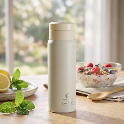 Image of CLAY CRAFT VACBOTT Legend Apex Double Wall|18 Hours Hot and 24 Hours Cold Vacuum Insulated Flask 550ml, 1Pcs, Steel Bottles for Travelling|BPA-Free|Leak Proof|BIS Certified|1Year Limited Warranty