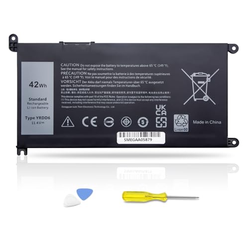 Image of 42Wh YRDD6 Battery Compatible With Dell inspiron 15 3000 Series 3583 3593 3582 3584 3501,inspiron 15 5000 Series 5582 5584 5593 5594 5598 5585 14 3493 5481 5482 5485 5491 5493 7586