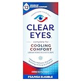 Clear Eyes Cooling Comfort Relief Eye Drops, 0.5 Fl Oz