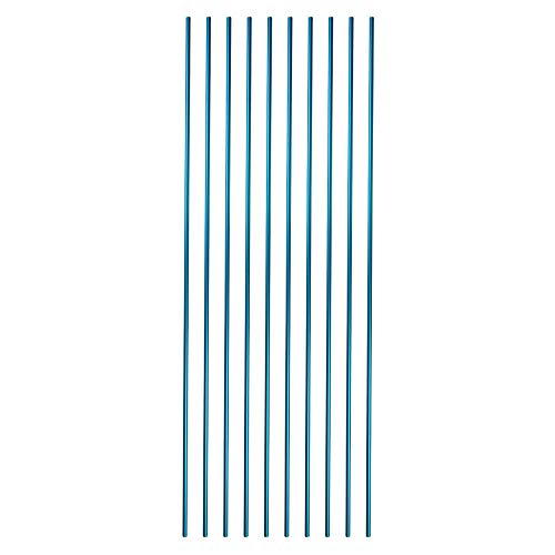 SHARROW 12pcs Archery Aluminum Arrow Shaft 30 inch 500 Spine Aluminum Fiber Shafts Tubes for DIY Arrows Compound Recurve Bow Hunting Shooting Arrows (Blue) - Image 7