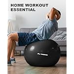 Trideer Exercise Ball for Yoga, Pilates & Fitness – Stability Ball Equipment for Home Gym & Office Chair, Core & Balance Training Accessories, Physical Therapy Equipment, Quick Pump Included, 5 Sizes - Image 5