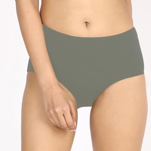 Image of NYKD (NYP104 Comfortable & Breathable Cotton Panty Set for Women (Pack of 3) | High Rise & Full Coverage Brief with Anti Odor Properties | Super Soft & Concealed Elastic for All Day Comfort