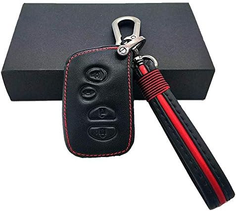 Super repairman Leather Keyless Entry Remote Control Key Fob Cover Case Protector for Lexus ES350 GS300 GS350 GS430 GS450h ISC IS250 IS350 LS460 LS600h