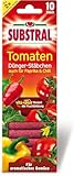 Substral Dünger-Stäbchen für Tomaten, Chili, Peperoni, Gurken, Zucchini und Paprika, etc., mit Langzeitwirkung, 10 St.