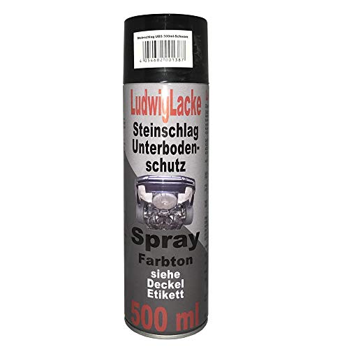 LudwigLacke Steinschlagschutz Unterbodenschutz 500 ml Spray Schwarz