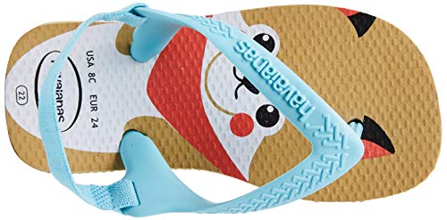 Chinelo Pets, Havaianas, Bebê Unissex, Marfim, 23/24