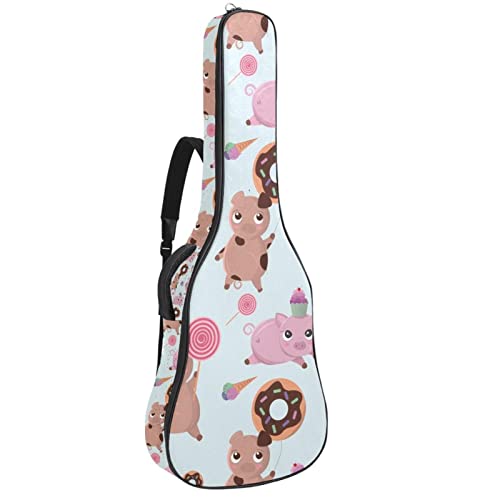 Sac à dos guitare acoustique imperméable 42.9x16.9" contre humidité et chocs