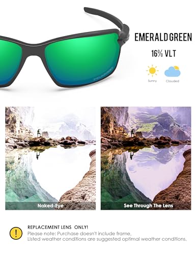 Image of BLAZERBUCK Anti-salt Polarized Replacement Lens for Oakley Carbon Shift OO9302 Sunglass