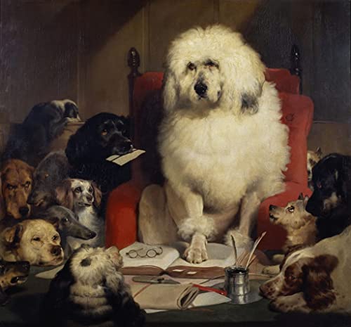 Affiche Edwin Landseer 60x90cm poster d'art mural décoration salon