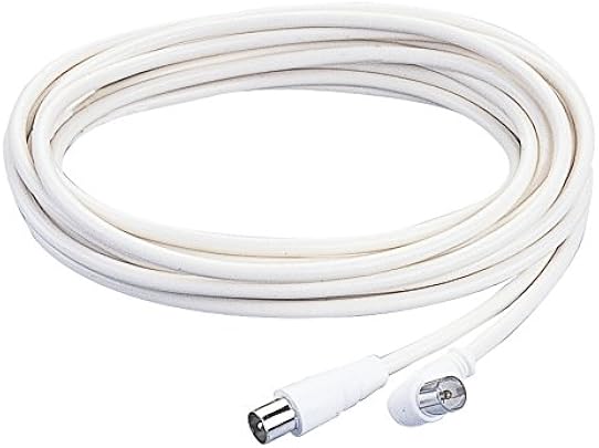 Poly Pool PP0622 Cavo Coassiale Antenna Spina Assiale Spina 90 9 5 Maschio Diametro 9 5 mm metri Bianco Poly Pool PP0622 Cavo Coassiale Antenna Spina Assiale Spina 90 9 5 Maschio Diametro 9 5 mm metri Bianco