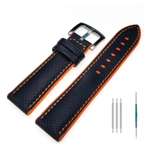 Bracelet de montre en fibre de nylon HMFang anti-irritation durable