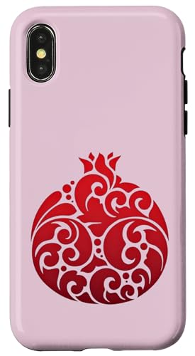 Yalda - Símbolo de Granada Persa del solsticio de Invierno iraní Carcasa para iPhone X/XS
