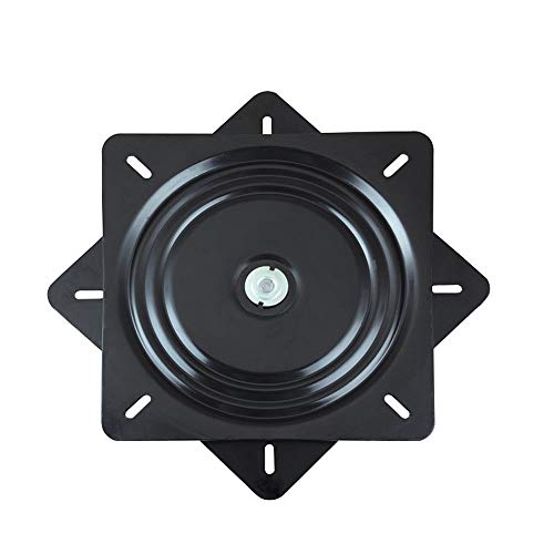 HomDSim Seat Swivel 360 Degree Heavy Duty Bar Stool Swivel Replacement Bar Boat Stool Swivel Plate Seat Swivel Base Mount Plate (8inch)