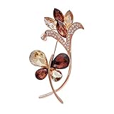 Adecuado para todas las ocasiones: este elegante broche se puede vestir como cualquier atuendo (o solo un par de jeans) para el trabajo, bodas, citas y noches. También se puede usar como suplemento de bufandas y sombreros.