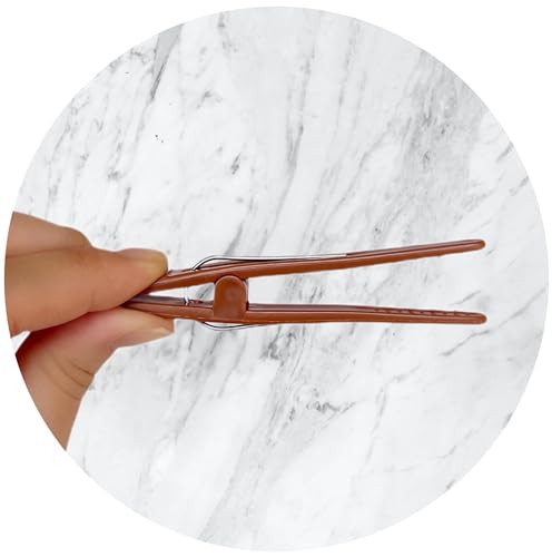 12 Bicos de Pato Prendedor Para Cabelo Linha Salão (Tons Neutros)