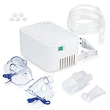 ❤【Für alle Altersgruppen】: Der inhalationsgerät kann von der ganzen Familie genutzt werden und bietet eine wirksame Linderung bei Asthma, Bronchitis, Bronchiolitis, Allergien sowie bei Husten.(Bitte lesen Sie vor Gebrauch die Bedienungsanleitung ausführlich durch!）
