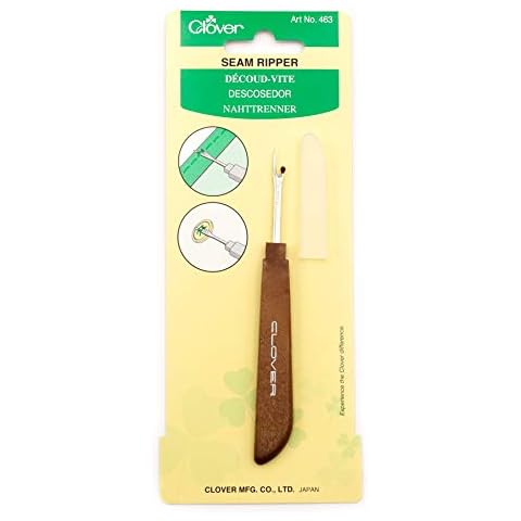 Clover 463 Seam Ripper Tool in Silver Cover