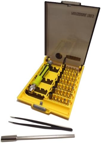 45 in 1 Precision Screwdriver Tools Set with Tweezers & Extension Shaft. Professional Kit Chrome-Vanadium Steel