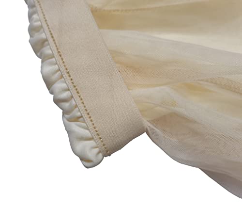 Womens Tulle Skirt Elastic High Waist Pleated A-line Fairy Skirt Layered Mesh Flowy Tutu Skirts4