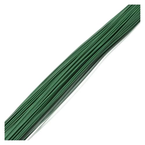 Floral Wire 25Pcs 80cm Stocking Flower Iron Wire Floral Stems Supplies for DIY Nylon Making Accessories(Color9)