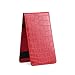 E.XINI Leather Golf Scorecard Holder - Yardage Book Cover Golf Stat Tracker Sheet - Premium Golf Leather Scorecard Book - Golf Score Book - Large Size 7.6x4.5IN Red