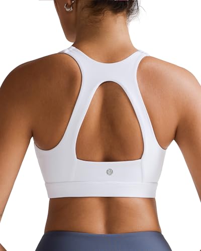 Image of RUNNING GIRL Sports Bras for Women High Support,Racerback Supportive Molded Cup Sports Bra with Sewn in Pads