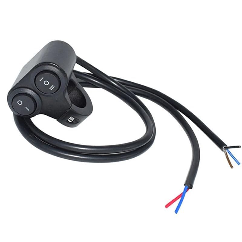 VermsBikers Motorcycle Handlebar Switch- Waterproof Dual Control 1 Way/2-Way Button for Fog-Lamps, Headlight, etc pack of 1-image-20