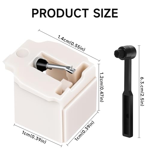 Image of 2 Pack ATN3600L Record Player Needle Replacement with Brush | Diamond Stylus for Audio-Technica AT-LP60X /AT3600L /AT-LP2D