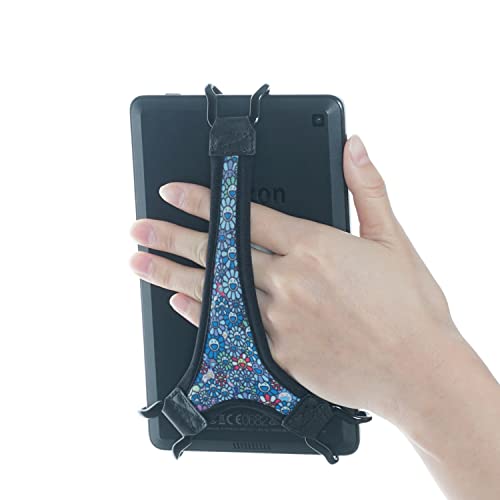 TFY Security Hand Strap Holder, Finger Grip Holder for 6 inch - Kindle Paperwhite / Kindle Voyage / Kindle Oasis / Sony PRS-350 / Kobo Aura / Kobo Clara HD - Sun Flower Pattern