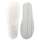 MaxW Winter Merino Wool Insoles for Women Soft Warm Shoe Inserts Fleece Shoe Pads Replacement for Slippers Boots F9