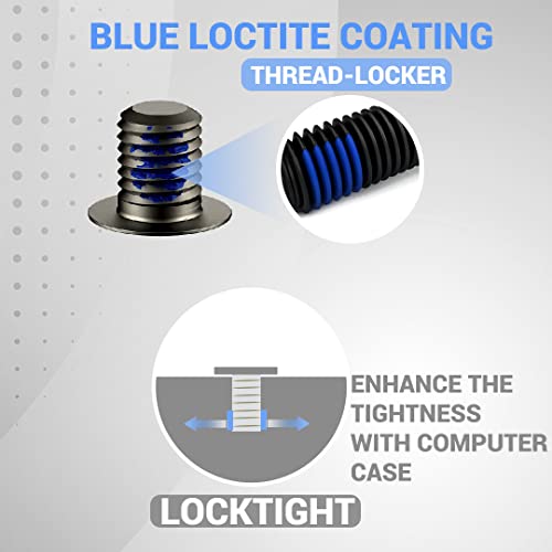 Image of LeFix 12PCS M2x3 Torx T5 Screws + 1 Screwdriver Compatible with Dell XPS 13 9343 9350 9360 |XPS 15 9550 9560 9570|Precision M5510 5520 5530 5540,for Razer Blade,HP Envy 13|for Beat Studio 2 3(Black)