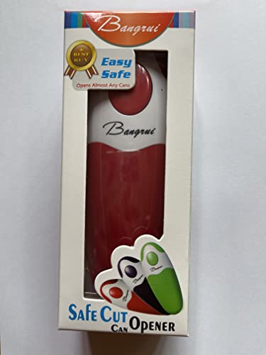 Kitchen Automatic Safety Cordless One Tin Touch Electric Can Opener&Bangrui Professional Electric Can Opener.one-Touch Switch .Smooth Can Edge.being Friendly To Left-Hander And Arthritics! (Red) #TOP6
