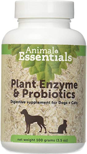 Animal Essentials Plant Enzyme & Probiotics Supplement for Dogs and Cats - 3.5 oz