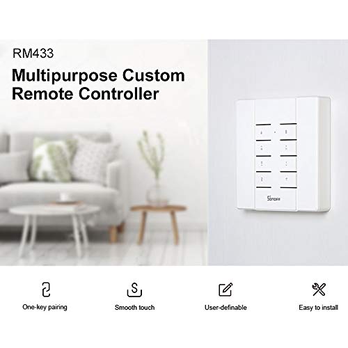 KKmoon SONOFF Versão atualizada do controlador remoto com suporte do controlador RM433 base Adequado