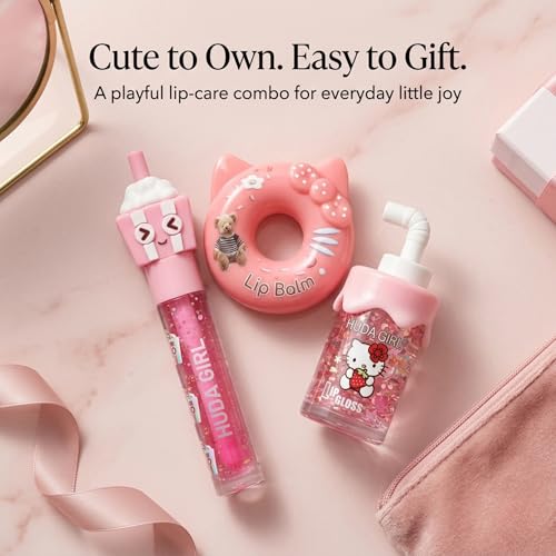 Image of Lip Gloss Combo for Girls, Lip Oil | Juicy LipGloss, Moisturizing Lip Balm, Perfect Glossy Finish, Everyday Glam, Gifting