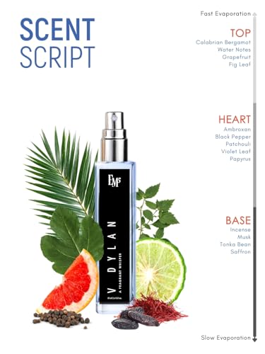 Image of EM5 V Dylan Perfume for Men | Aromatic Woody Fresh Fragrance | Eau De Parfum Spray | Luxury Gift for Him | 15 ml