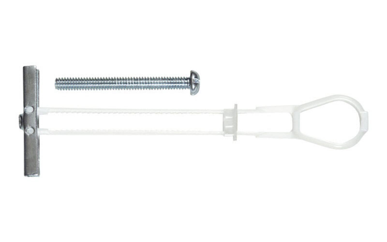 Hillman Rawl 1/4 in. Dia. x 2-1/2 in. L Round Plastic RH Combo Strap Toggle 2 pk