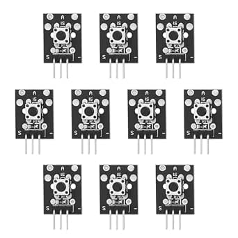 SING F LTD 10PCS KY-004 Button Switch Module Key Switch Module14.9x19 ...