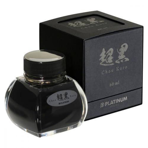 Platinum Ink Bottle - Carbon Black CHOU Kuro (60mL).