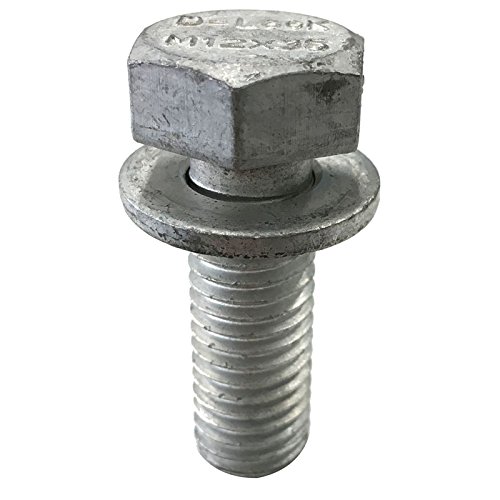 Amazon.co.jp: 【350本】D-Lock ボルトナット KSG メッキ M12 首下30mm 