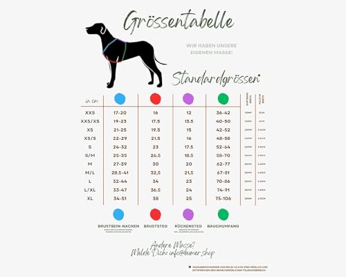 BUMER Hundegeschirr Softshell gepolstert Y-Geschirr Brustgeschirr schwarz verstellbar mit Premium Gurtband und hochwertigen Klickverschlüssen XXS bis XL für kleine und große Hunde (L)