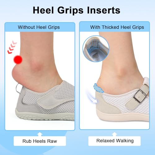 Image of BARERUN Womens Walking Shoes Wide Diabetic Shoes for Women Slip On Barefoot Orthopedic Bunion Neuropathy Arthritis Edema Bunion Sneakers Indoor Outdoor with Zero Drop Rubber Sole